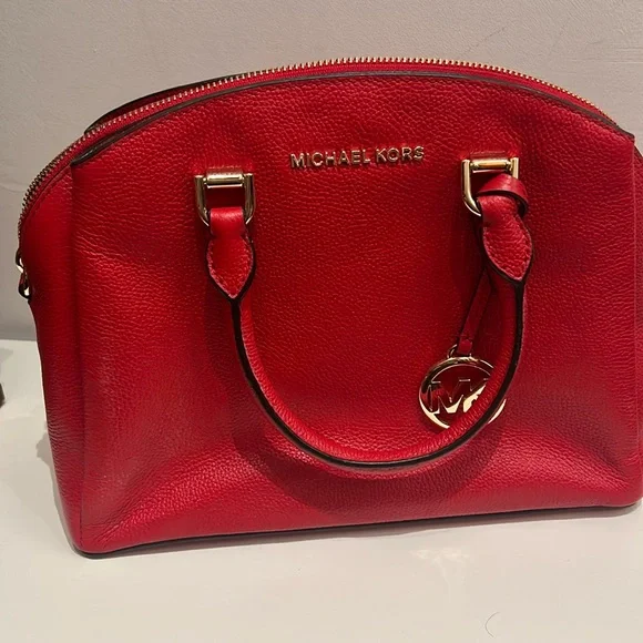 Red MK small tote - Picture 1 of 5